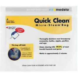 Medela Пакеты для паровой стерилизации бутылочек Quick Clean 5 шт. (008.0065)
