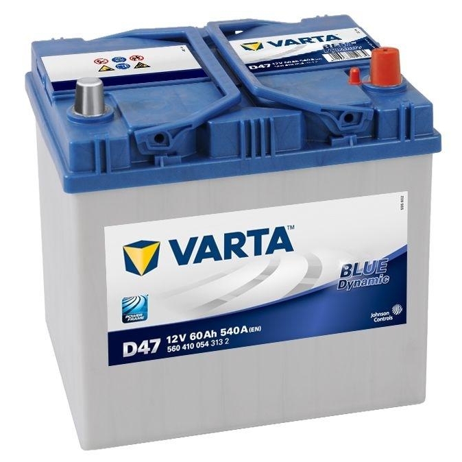 Varta 6СТ-60 BLUE dynamic D47 (560410054) - зображення 1