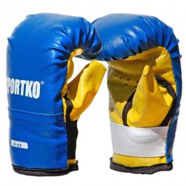 Sportko Боксерские перчатки кожвинил 4 oz (ПД2-4-OZ)