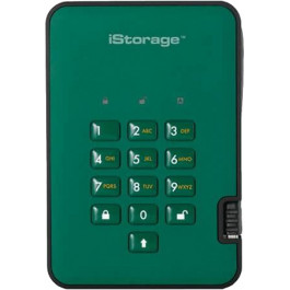 iStorage diskAshur2 USB 3.1 1 TB Green (IS-DA2-256-1000-GN)
