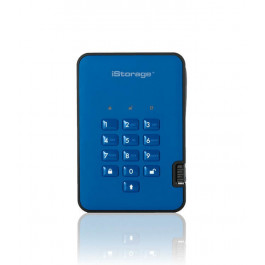 iStorage diskAshur 2 USB 3.1 1 ТВ Blue (IS-DA2-256-1000-BE)