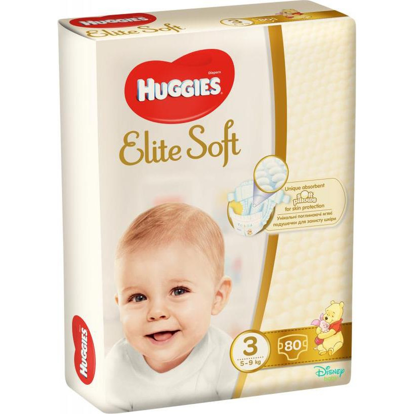 Huggies Elite Soft 3, 80 шт. - зображення 1