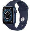 Apple Watch Series 6 GPS 40mm Blue Aluminum Case w. Deep Navy Sport B. (MG143) - зображення 1