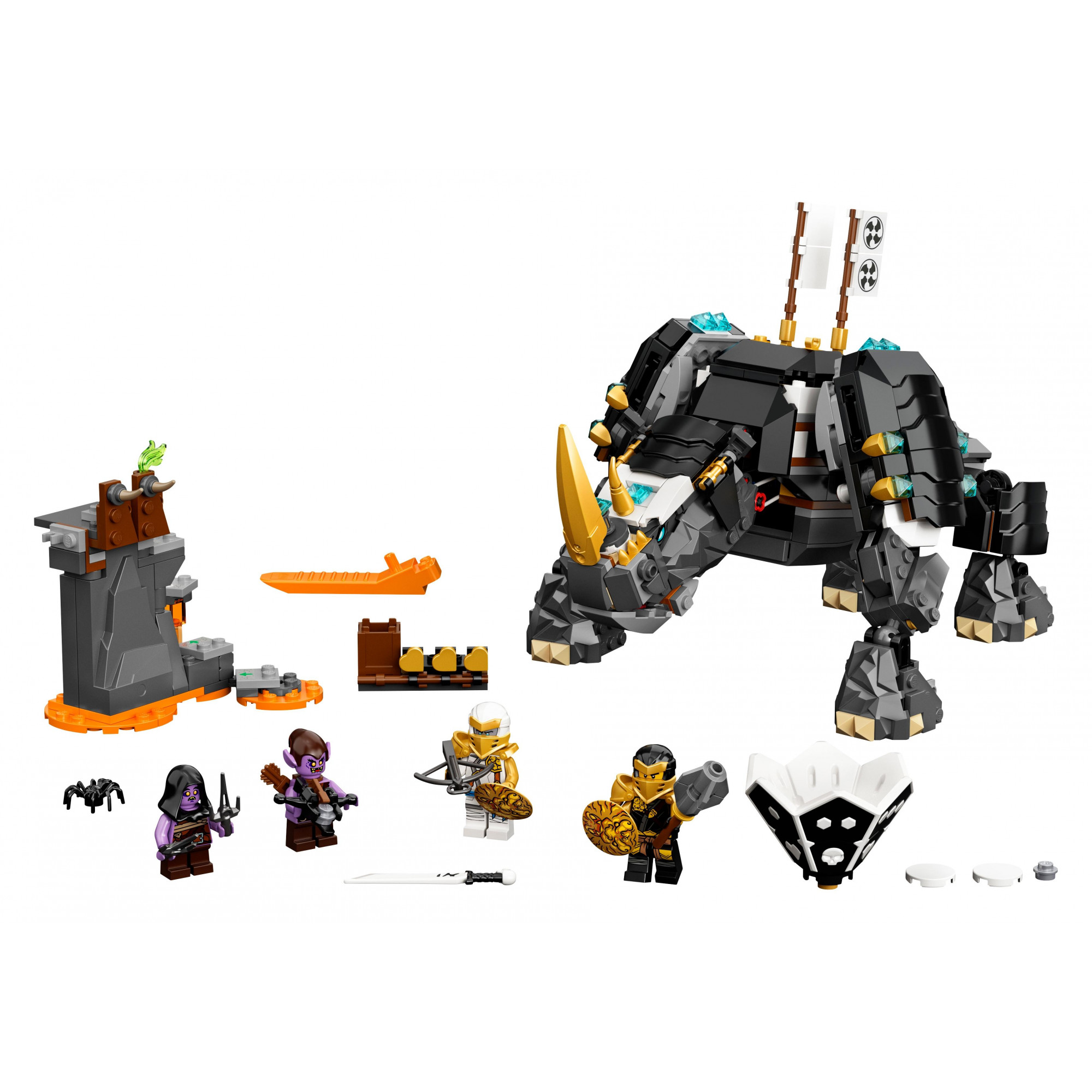 LEGO Ninjago Бронированный носорог Зейна 616 деталей (71719) - зображення 1