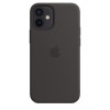 Apple iPhone 12 mini Silicone Case with MagSafe - Black (MHKX3) - зображення 2
