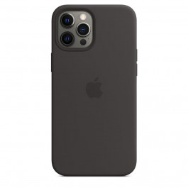 Apple iPhone 12 Pro Max Silicone Case with MagSafe - Black (MHLG3)