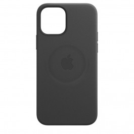 Apple iPhone 12 mini Leather Case with MagSafe - Black (MHKA3)