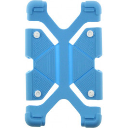 TOTO Tablet universal stand silicone case Universal 7/8" Blue (F_78411)
