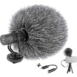 PowerDeWise Video Microphone Kit with Lightning Adapter (X0026T6F9J)