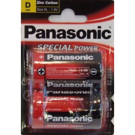 Panasonic D bat Carbon-Zinc 2шт Special (R20REL/2BPU)
