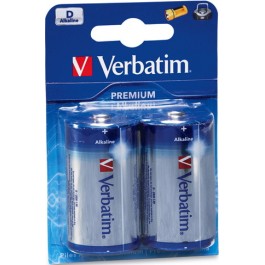 Verbatim D bat Alkaline 2шт (49923)