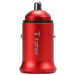 T-PHOX Zega 3.1A Dual USB Red
