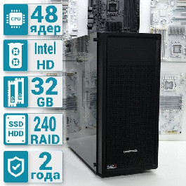 PowerUp #29 Xeon E5 2680 v3/32 GB/SSD 240 GB х2 Raid/Int Video (140029)