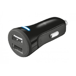Trust 20W Car Charger with 2 USB port Black (20572)
