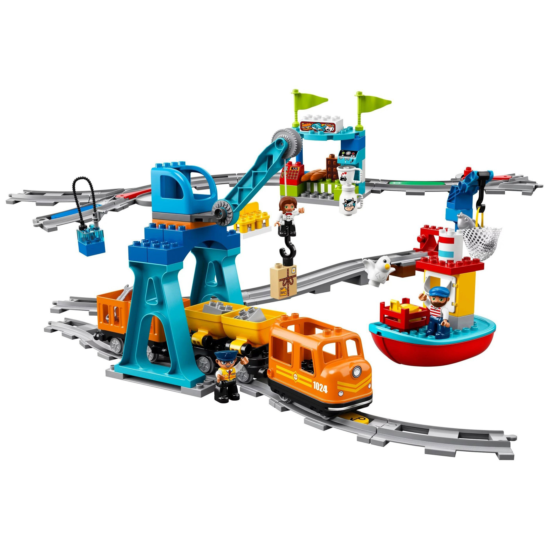 LEGO DUPLO Town Грузовой поезд (10875) - зображення 1