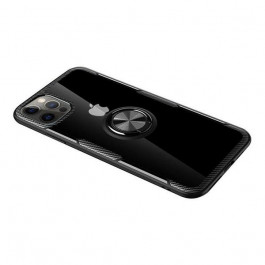 Deen CrystalRing for iPhone 12/12 Pro Transparent Black