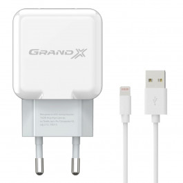 Grand-X CH03LTW USB 5V 2,1A + Lightning White