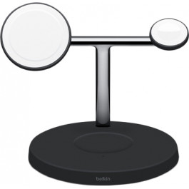Belkin BOOST CHARGE PRO 3-in-1 Wireless Charger with MagSafe Black (HPG02, WIZ009ttBK-APL)