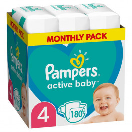 Pampers Active Baby Maxi 4 174 шт