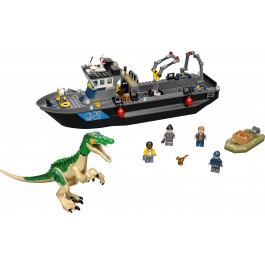 LEGO Jurassic World Побег барионикса на катере (76942)