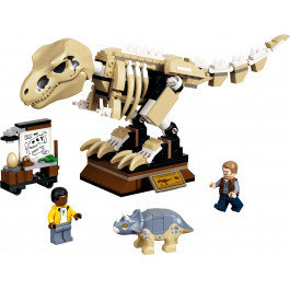 LEGO Jurassic World Скелет тираннозавра на выставке (76940)