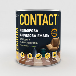 Contact для пола и других поверхностей шоколад (RAL 8017) 0,75 л