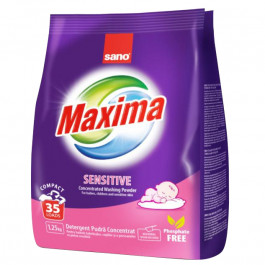 Sano Стиральный порошок Maxima Sensitive 1,25 кг (7290000295336)