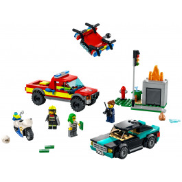 LEGO City Пожарная бригада и полицейская погоня (60319)