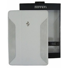 CG Mobile Ferrari F12 Collection Leather Folio Case iPad Air White (FEF12FCD5WH)
