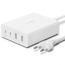 Belkin Boost Up Charge Pro GaN 4-Ports Charger 108W White (WCH010VFWH)