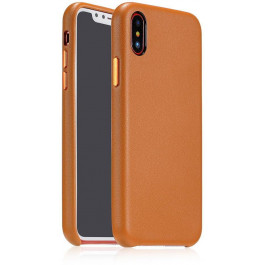 COTEetCI Elegant PU Leather Case Brown for iPhone X (CS8011-BR)