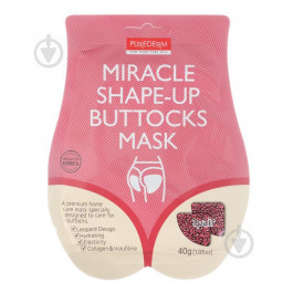 Purederm Тканевая маска  Miracle Shape-Up Buttocks Mask с коллагеном для интенсивной подтяжки вялой кожи ягод