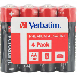 Verbatim AA bat Alkaline 4шт Premium Mignon Alkaline (49501)