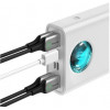 Baseus Amblight Digital Display Quick Charge 65W 30000mAh White (PPLG-A02, PPLG000102) - зображення 5