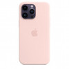 Apple iPhone 14 Pro Max Silicone Case with MagSafe - Chalk Pink (MPTT3) - зображення 1