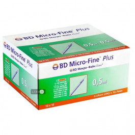 BD Micro-Fine Plus 31G (0,25x5 мм) 100 шт