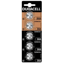 Duracell CR2025 bat(3B) Lithium 5шт 5010980