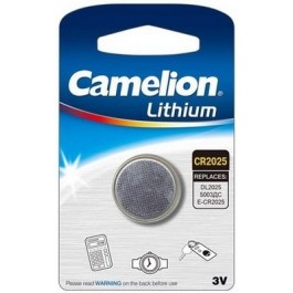 Camelion CR-2025 bat(3B) Lithium 1шт (CR2025-BP1)