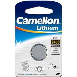 Camelion CR-2450 bat(3B) Lithium 1шт (CR2450-BP1)