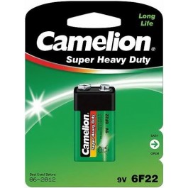 Camelion Krona bat Zinc-Carbon 1шт Green Series (6F22-BP1G)