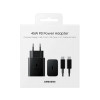 Samsung 45W PD Compact Power Adapter (with Type-C cable) Black (EP-T4510XBE) - зображення 3