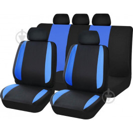 Auto Assistance Комплект чехлов на сиденья Auto Assistance универсал TY1624-3 черный с синим