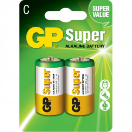 GP Batteries C bat Alkaline 2шт Super (14A)