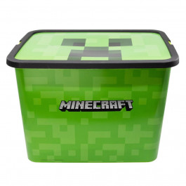 Stor Minecraft Creeper, Storage Click Box 23L (Stor-04406)