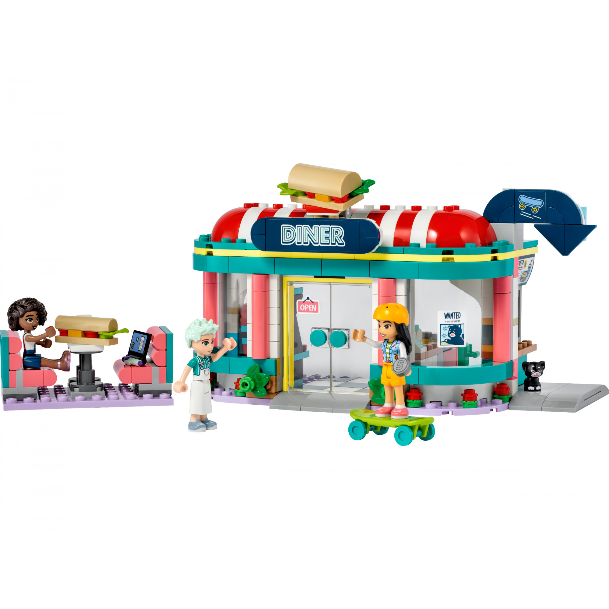 LEGO Friends Хартлейк Сіті: ресторанчик у центрі міста (41728) - зображення 1