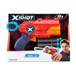 Zuru X-Shot Скорострельный бластер EXCEL 3 Barrel Shooter (36118)