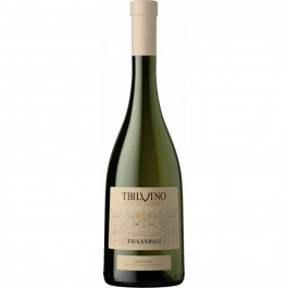 Tbilvino Вино Цинандали белое сухое 0.75 л 12.5% (4860038075120)