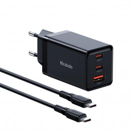 Mcdodo CH-1542 GaN Mini Fast Charger USB-C + USB-A 65W