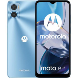Motorola Moto E22 4/64GB Crystal Blue (PAVC0003)