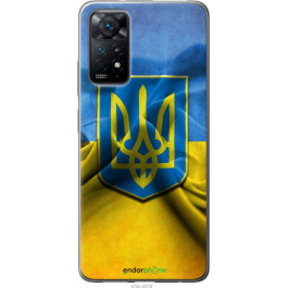 Endorphone Силіконовий чохол на Xiaomi Redmi Note 11 Прапор та герб України 375u-2516-38754
